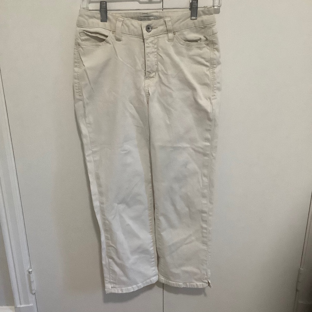 Women's Cream Jeans Size 2